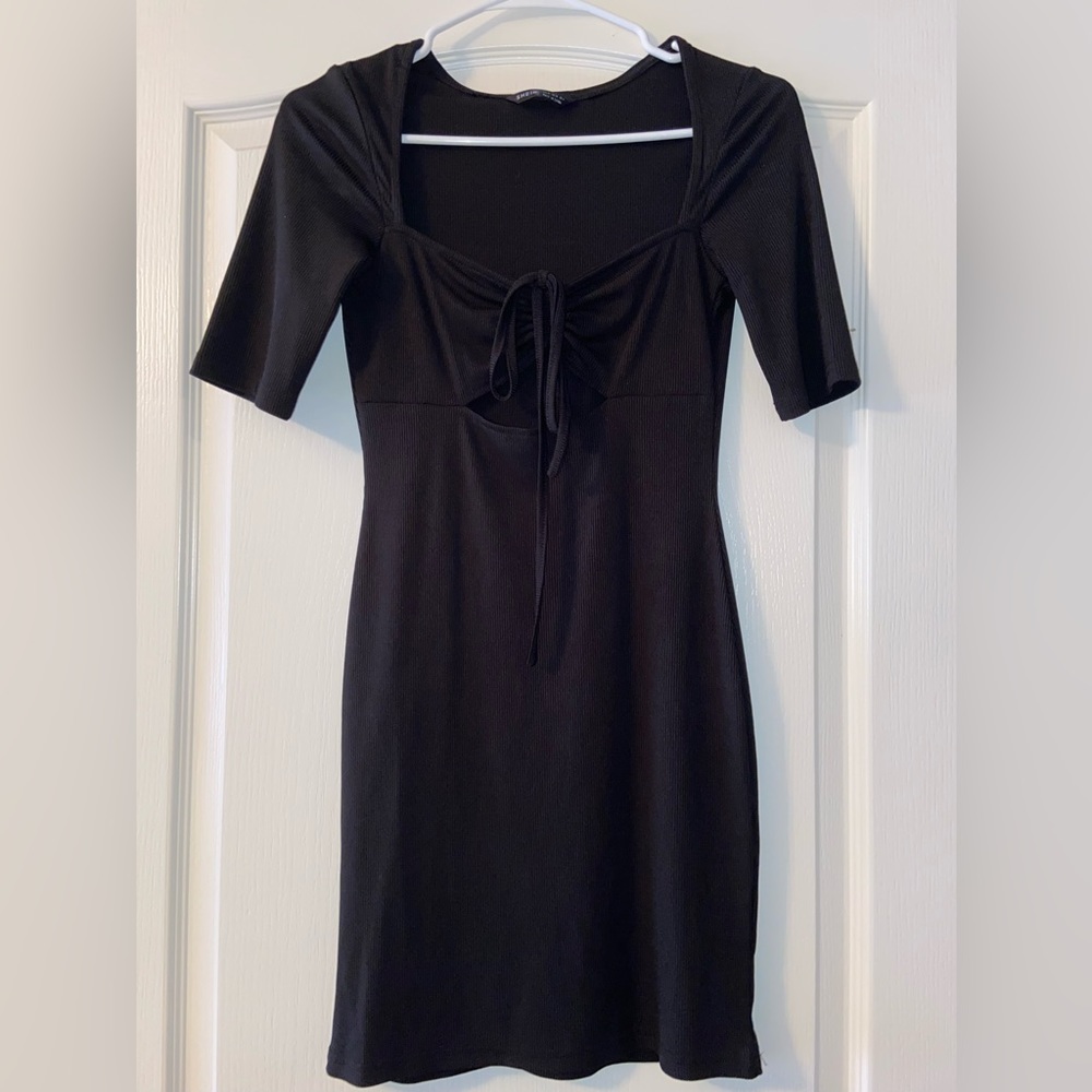 Black Midi Dress from SHEIN